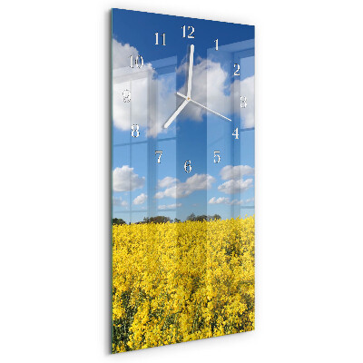 Ceas vertical de perete din sticlă Domeniu