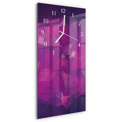 Ceas vertical de perete din sticlă Model