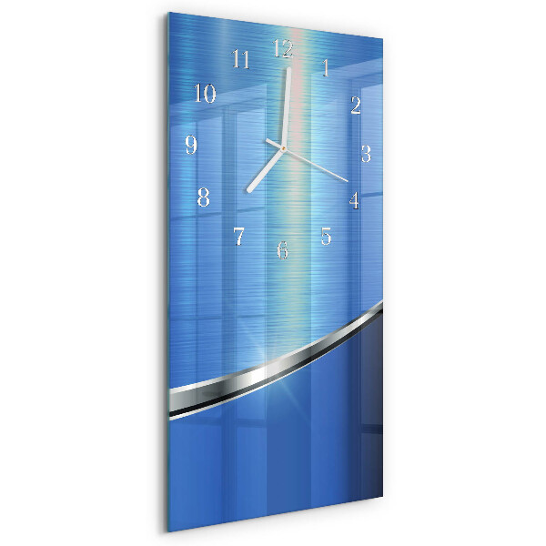 Ceas vertical de perete din sticlă Model