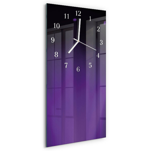 Ceas vertical de perete din sticlă Model