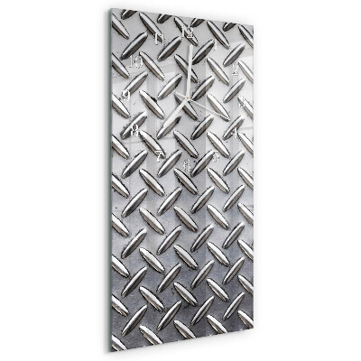 Ceas vertical de perete din sticlă Tablă metalică