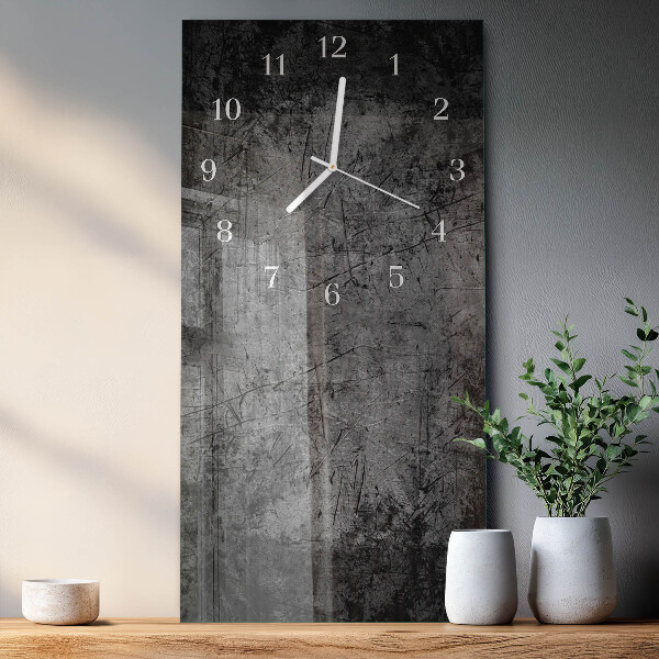 Ceas vertical de perete din sticlă Model