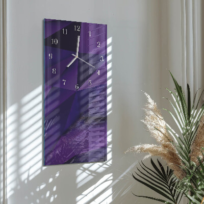 Ceas vertical de perete din sticlă Model