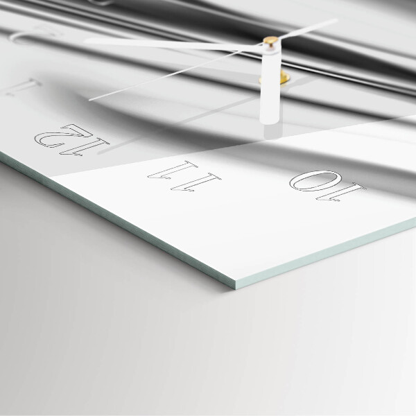 Ceas vertical de perete din sticlă Model