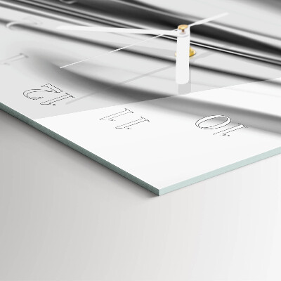 Ceas vertical de perete din sticlă Model