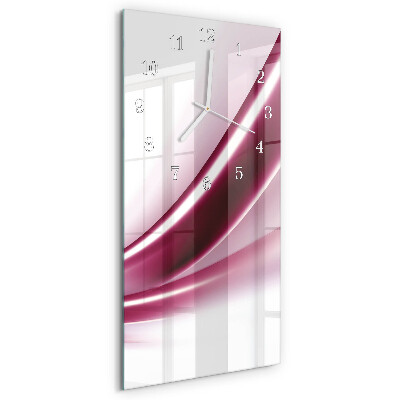 Ceas vertical de perete din sticlă Model