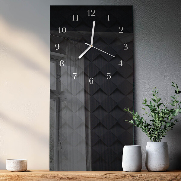 Ceas vertical de perete din sticlă Model