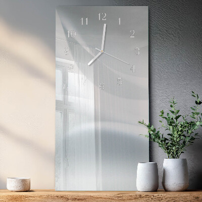 Ceas vertical de perete din sticlă Model