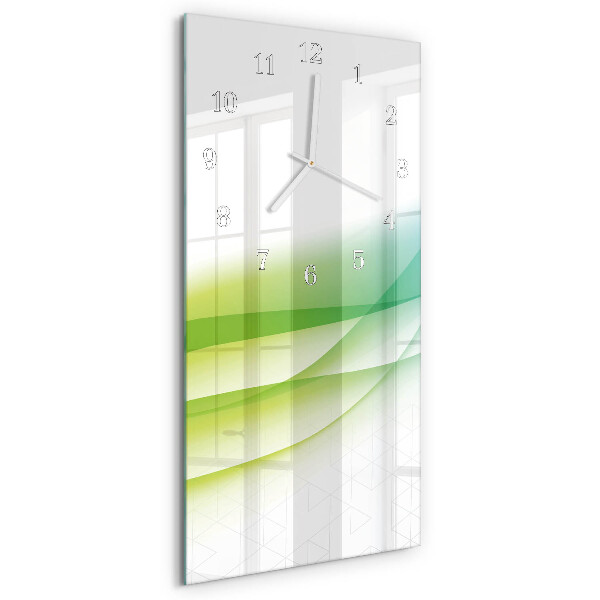 Ceas vertical de perete din sticlă Model