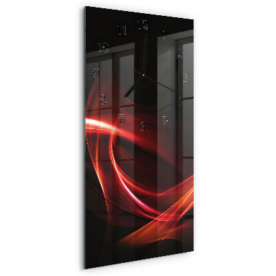 Ceas din sticlă dreptunghiular vertical Abstracție