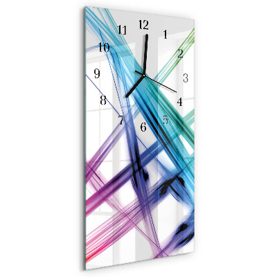 Ceas din sticlă dreptunghiular vertical Abstracție