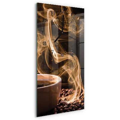 Ceas din sticlă dreptunghiular vertical Ceașcă de cafea
