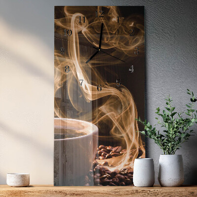 Ceas din sticlă dreptunghiular vertical Ceașcă de cafea