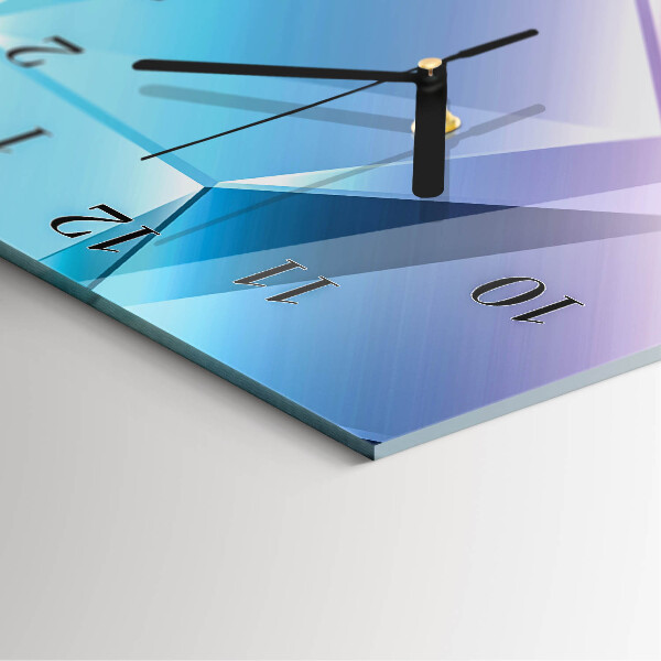 Ceas din sticlă dreptunghiular vertical Model 3D