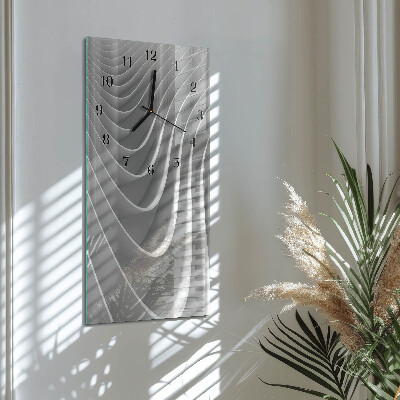 Ceas din sticlă dreptunghiular vertical Abstracție