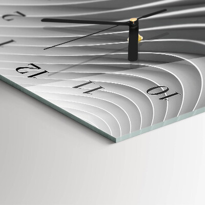 Ceas din sticlă dreptunghiular vertical Abstracție