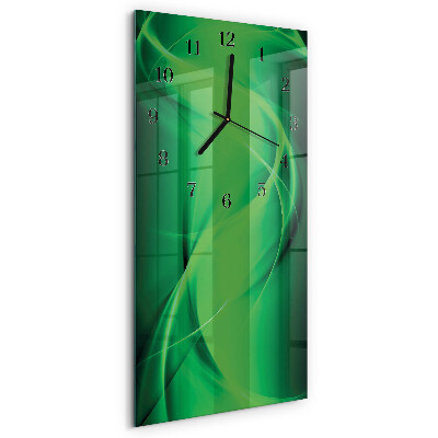Ceas din sticlă dreptunghiular vertical Abstracție