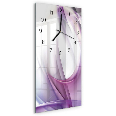 Ceas din sticlă dreptunghiular vertical Abstracție