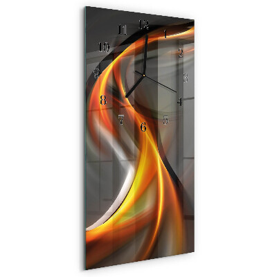 Ceas din sticlă dreptunghiular vertical Abstracție