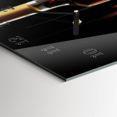 Ceas din sticlă dreptunghiular vertical Alcool