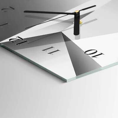 Ceas din sticlă dreptunghiular vertical Model