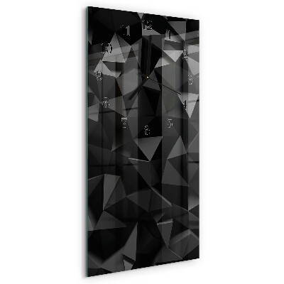 Ceas din sticlă dreptunghiular vertical Model
