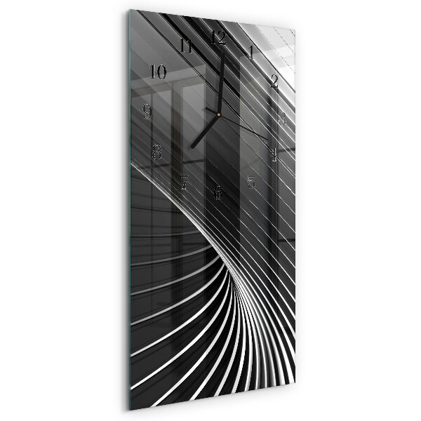 Ceas din sticlă dreptunghiular vertical Abstracție