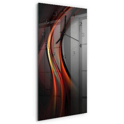 Ceas din sticlă dreptunghiular vertical Model