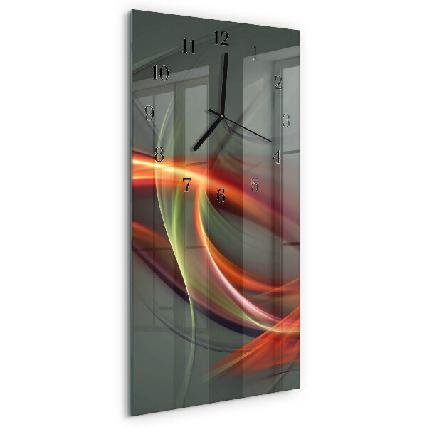 Ceas din sticlă dreptunghiular vertical Model