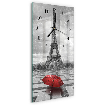 Ceas din sticlă dreptunghiular vertical Turnul Eiffel
