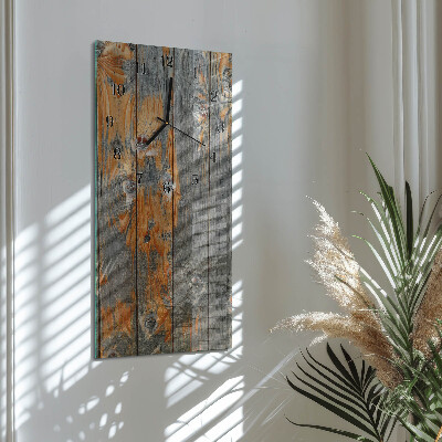 Ceas din sticlă dreptunghiular vertical Bord
