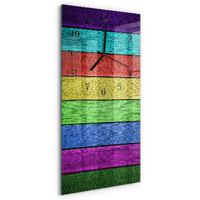 Ceas din sticlă dreptunghiular vertical Placă