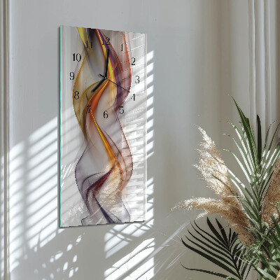 Ceas din sticlă dreptunghiular vertical Abstracție