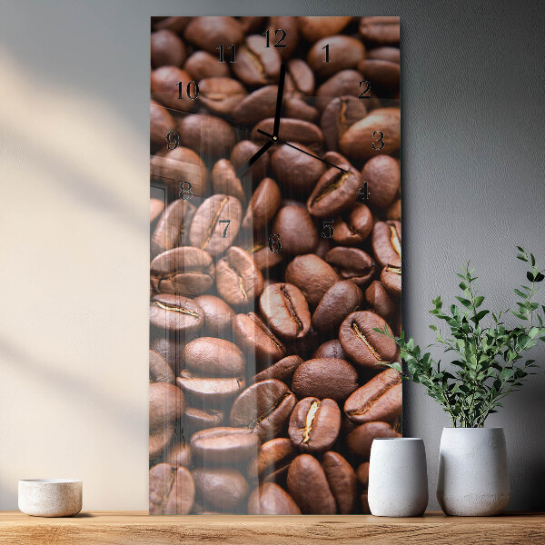 Ceas din sticlă dreptunghiular vertical Cereale de cafeină