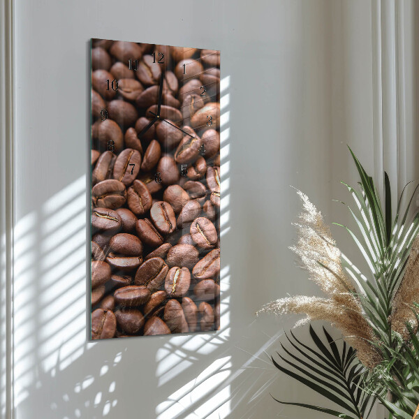 Ceas din sticlă dreptunghiular vertical Cereale de cafeină