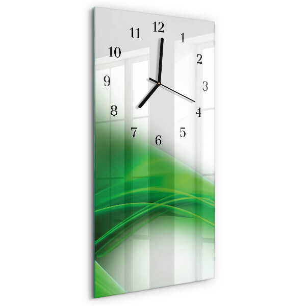 Ceas din sticlă dreptunghiular vertical Model