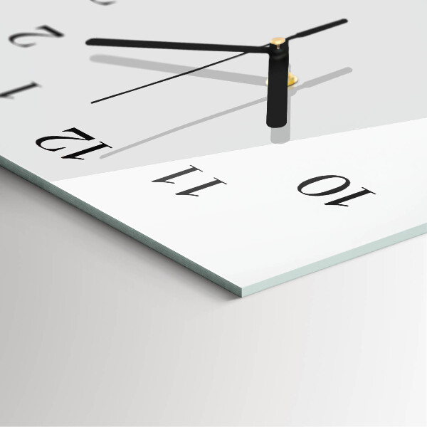 Ceas din sticlă dreptunghiular vertical Model