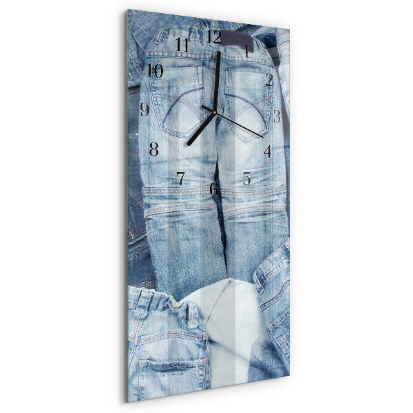 Ceas din sticlă dreptunghiular vertical Pantaloni