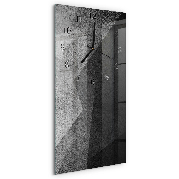 Ceas din sticlă dreptunghiular vertical Model