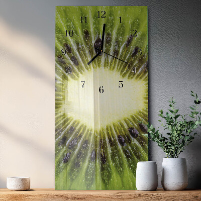 Ceas din sticlă dreptunghiular vertical Kiwi