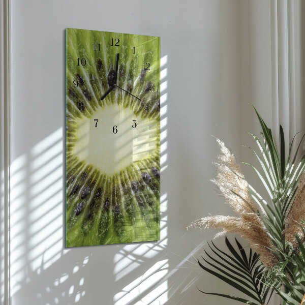 Ceas din sticlă dreptunghiular vertical Kiwi