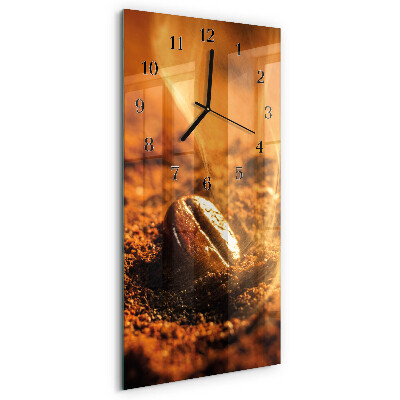 Ceas din sticlă dreptunghiular vertical Cereale de cafeină