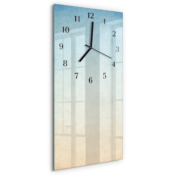 Ceas din sticlă dreptunghiular vertical Model