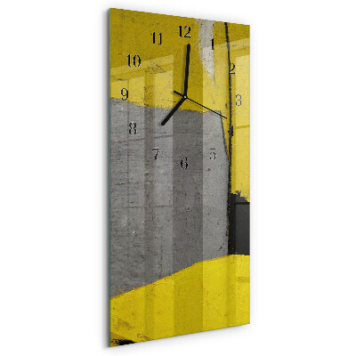 Ceas din sticlă dreptunghiular vertical Confuzie