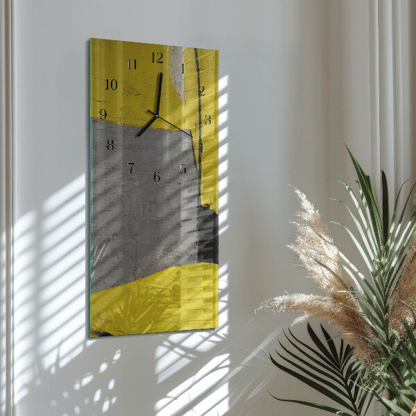 Ceas din sticlă dreptunghiular vertical Confuzie