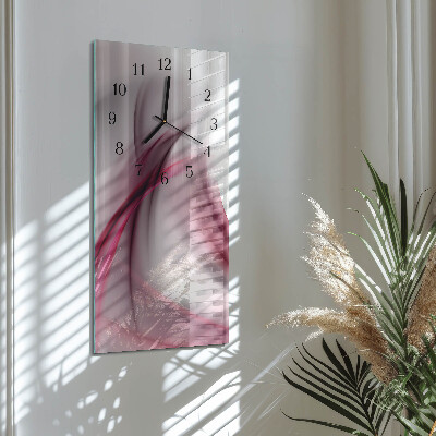 Ceas din sticlă dreptunghiular vertical Abstracție
