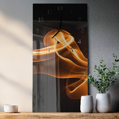 Ceas din sticlă dreptunghiular vertical Abstracție