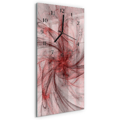 Ceas din sticlă dreptunghiular vertical Abstracție