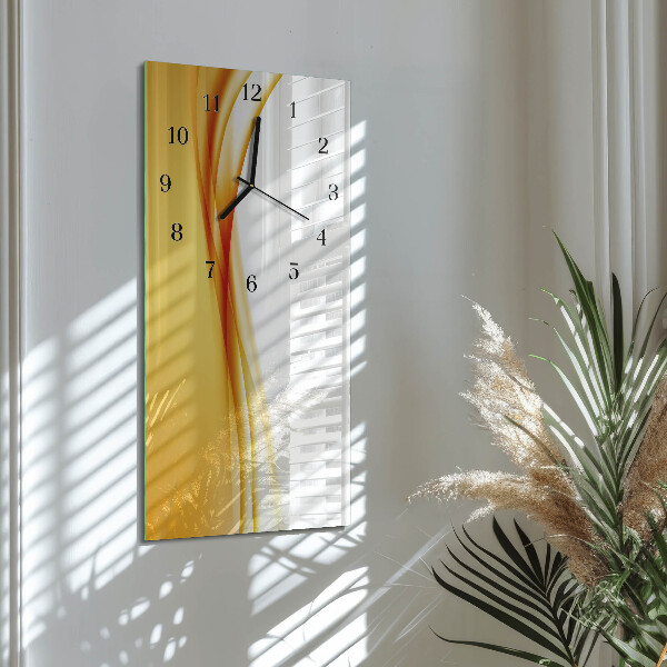 Ceas din sticlă dreptunghiular vertical Model