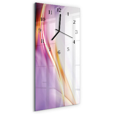 Ceas din sticlă dreptunghiular vertical Abstracție